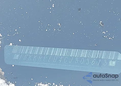 2012 GMC Acadia Sle из США, поврежденный, VIN 1GKKRPED4CJ303613